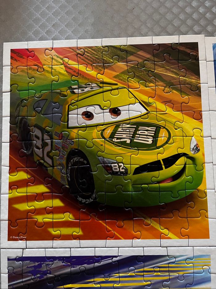 Lot de 4 puzzle cars - photo numéro 2