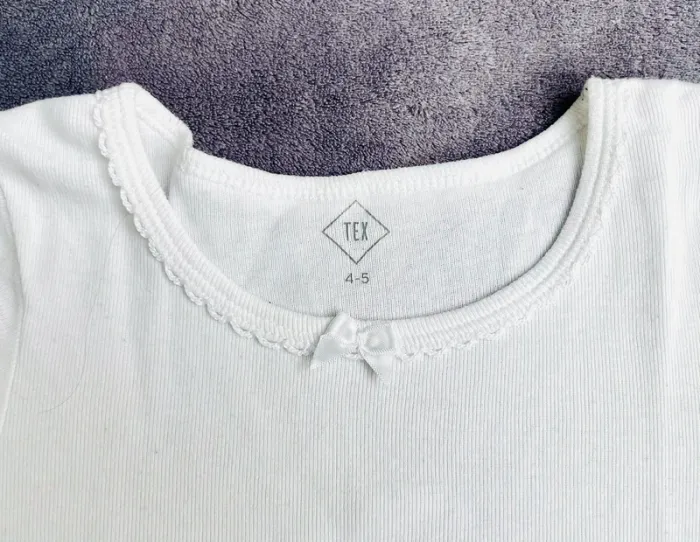 Maillot de corps fille 4/5 ans, tex - photo numéro 2