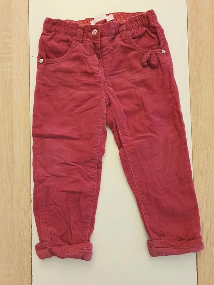 Pantalon Gemo velours côtelé taille 18 mois - photo numéro 2