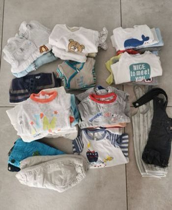Lot vetements garcon 1 mois