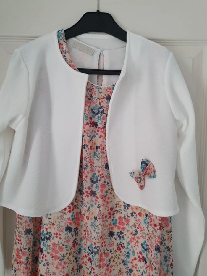 Bel ensemble robe et veste courte 12 ans - photo numéro 2