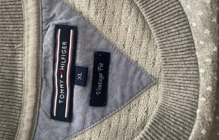 Sweat gris Tommy Hilfiger XL - photo numéro 5