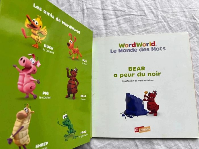 World Word le monde des mots Bear a peur du noir - photo numéro 2