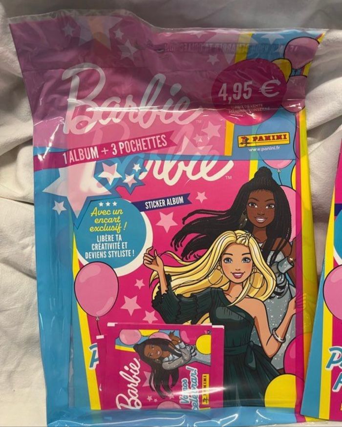 Kit panini stickers BARBIE neuf - photo numéro 6