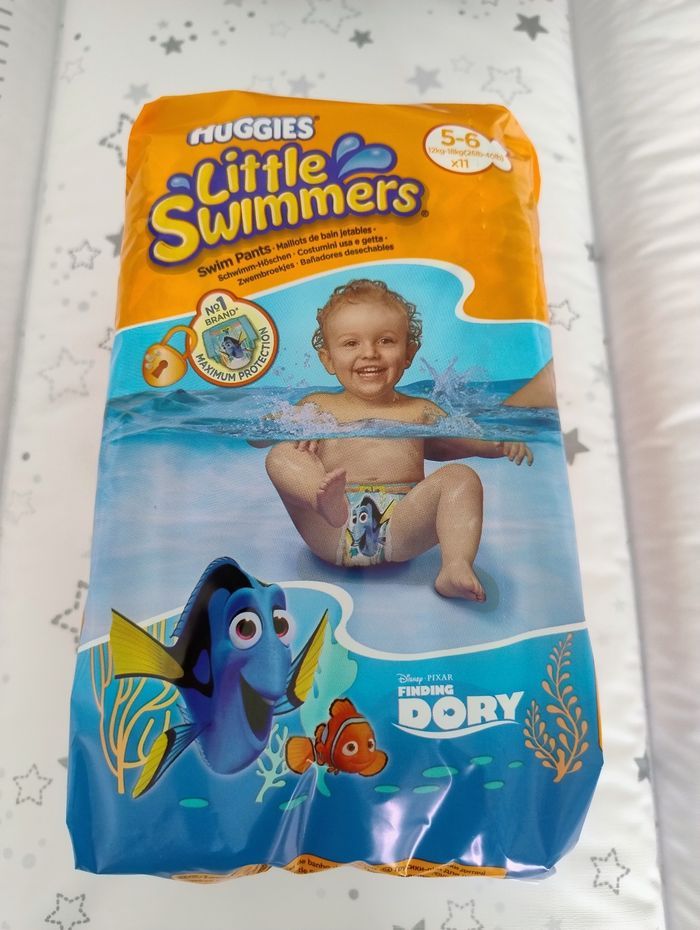Lot de couches culottes de bain huggies little swimmers - photo numéro 2