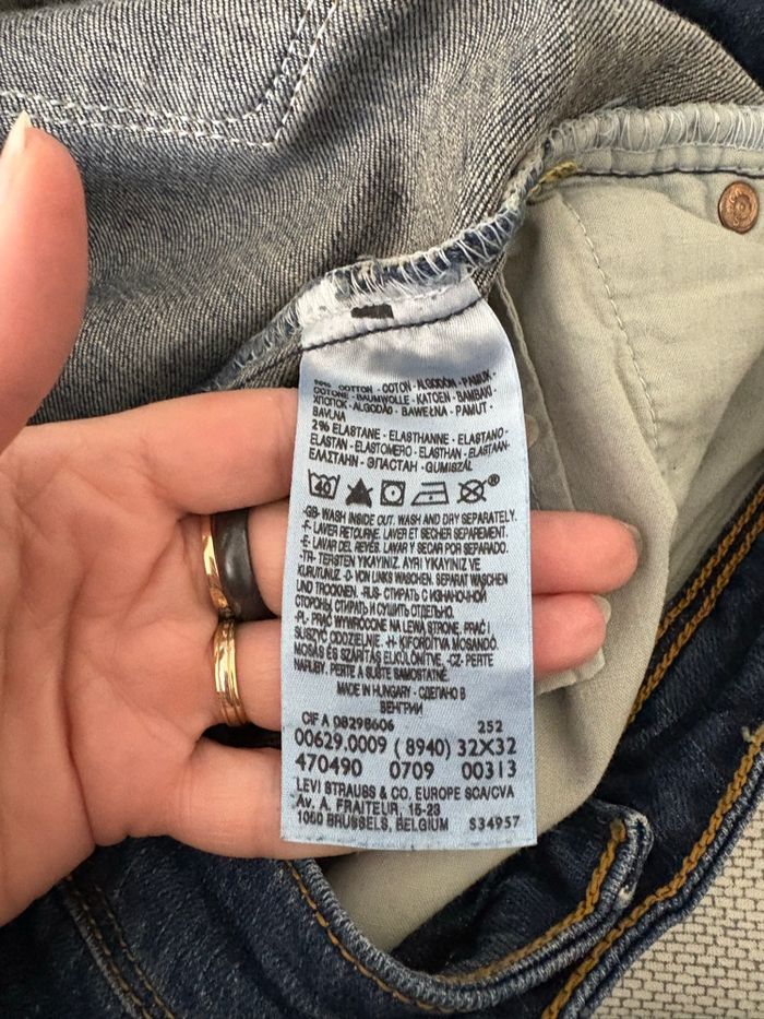 jean bootcut Levi's 629 femme taille W32 L32 - photo numéro 3