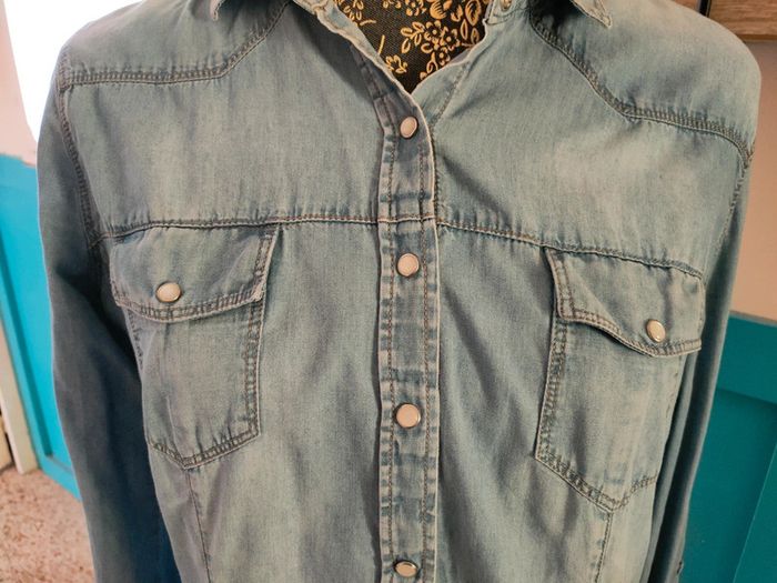 Chemise légère bleu - photo numéro 4