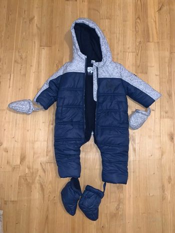 Combi pilote garçon 3-6 mois