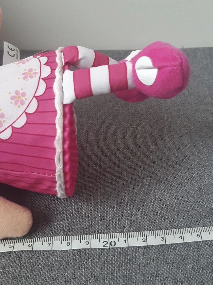 Peluche / doudou / Poupée : Little miss muffin framboise - photo numéro 12