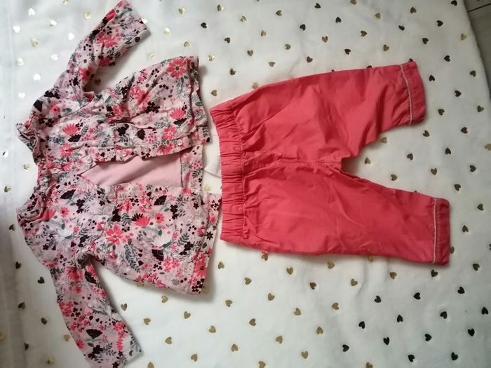 Ensemble bébé fille 6 mois sergent major - photo numéro 2