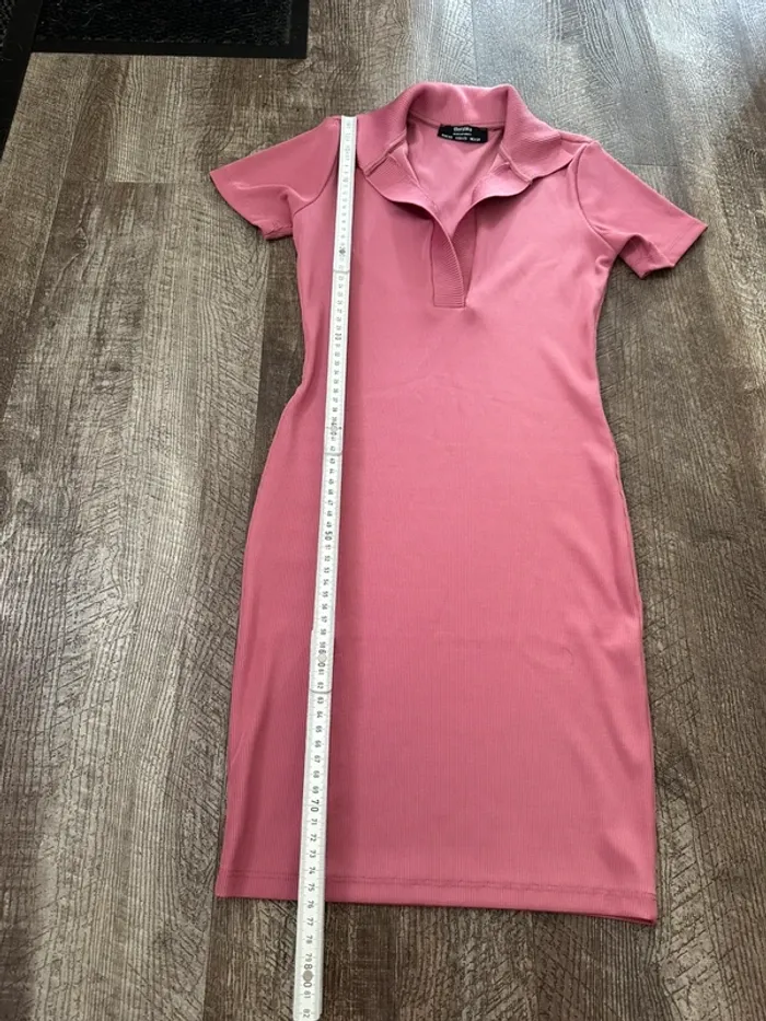 Robe mini Bershka (neuf, rose), XS / 34/6 - photo numéro 4