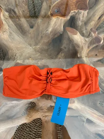 Haut de maillot de bain Maison Lejaby orange épicée