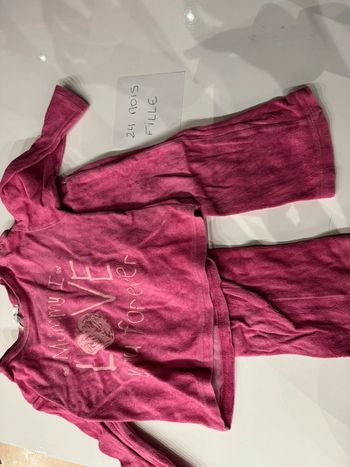 Pyjama chaud velours