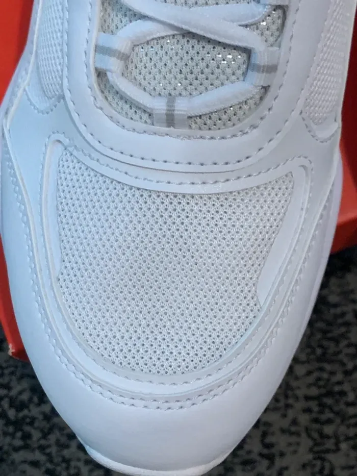 Baskets femme puma soft original blanc et argenté - photo numéro 5