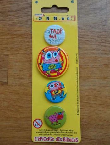 L''épicerie des bidules - 4 badges