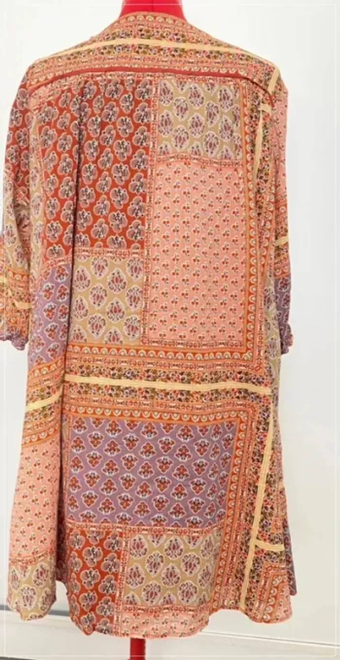 Robe bohème imprimé Cashmire Mango - photo numéro 5