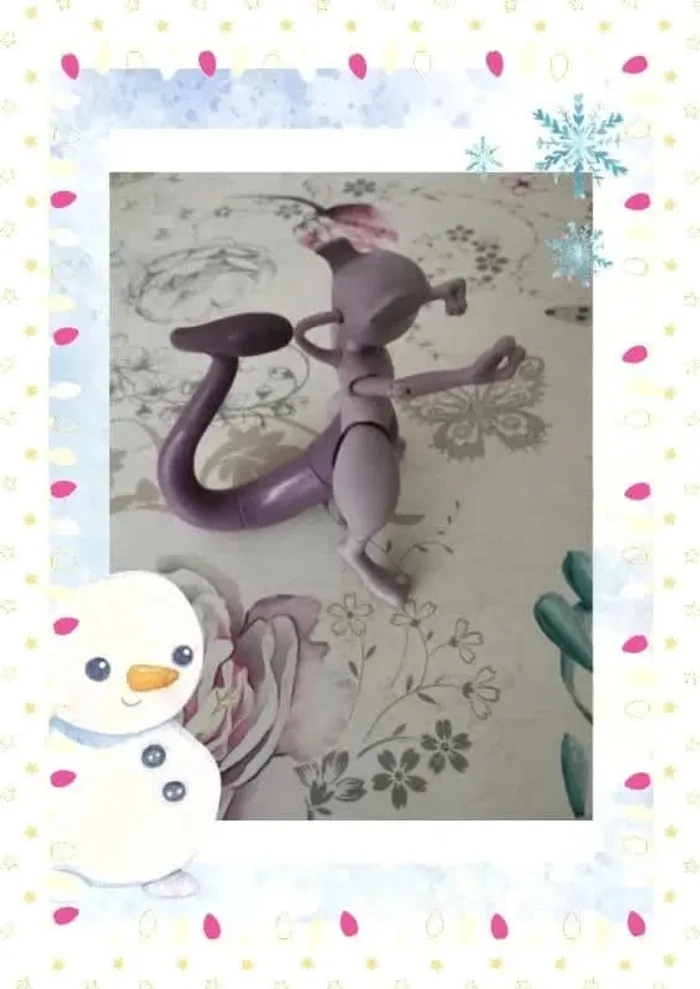 Figurine mewtwo pokemon articulé - photo numéro 3