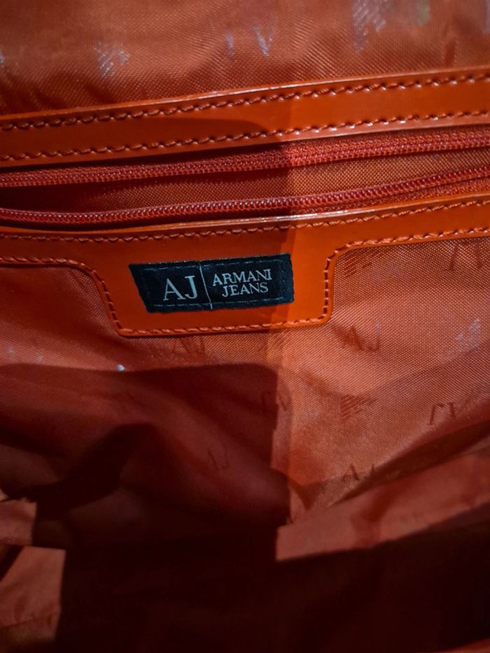 Sac a main armani rouge - photo numéro 3