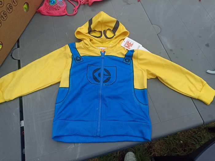 Gilet veste minion 5 ans