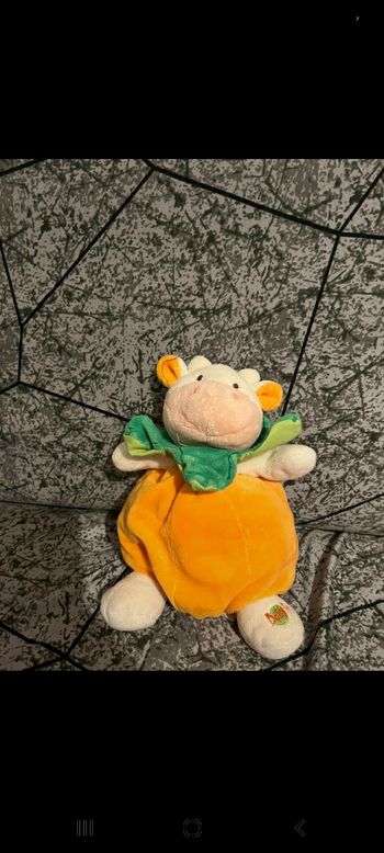 Doudou baby Nat orange