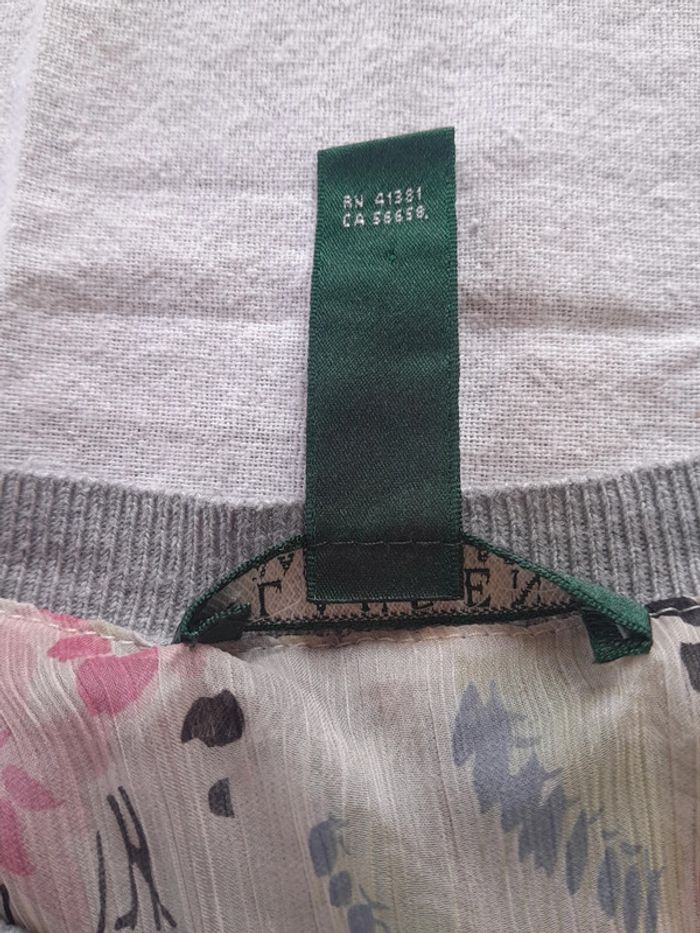 Petit pull leger avec voile fleuri Lauren Ralph Lauren - photo numéro 4
