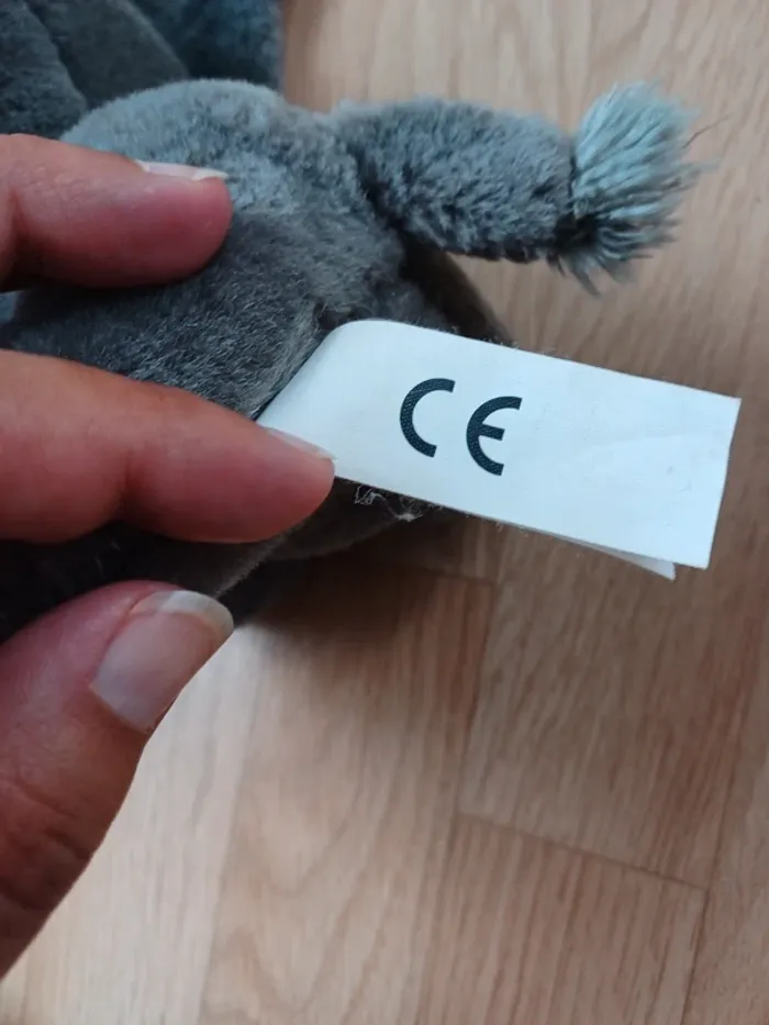 Peluche éléphant - photo numéro 3