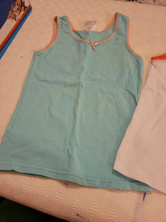 Lot de 2 chemises à bretelles 6ans - photo numéro 3