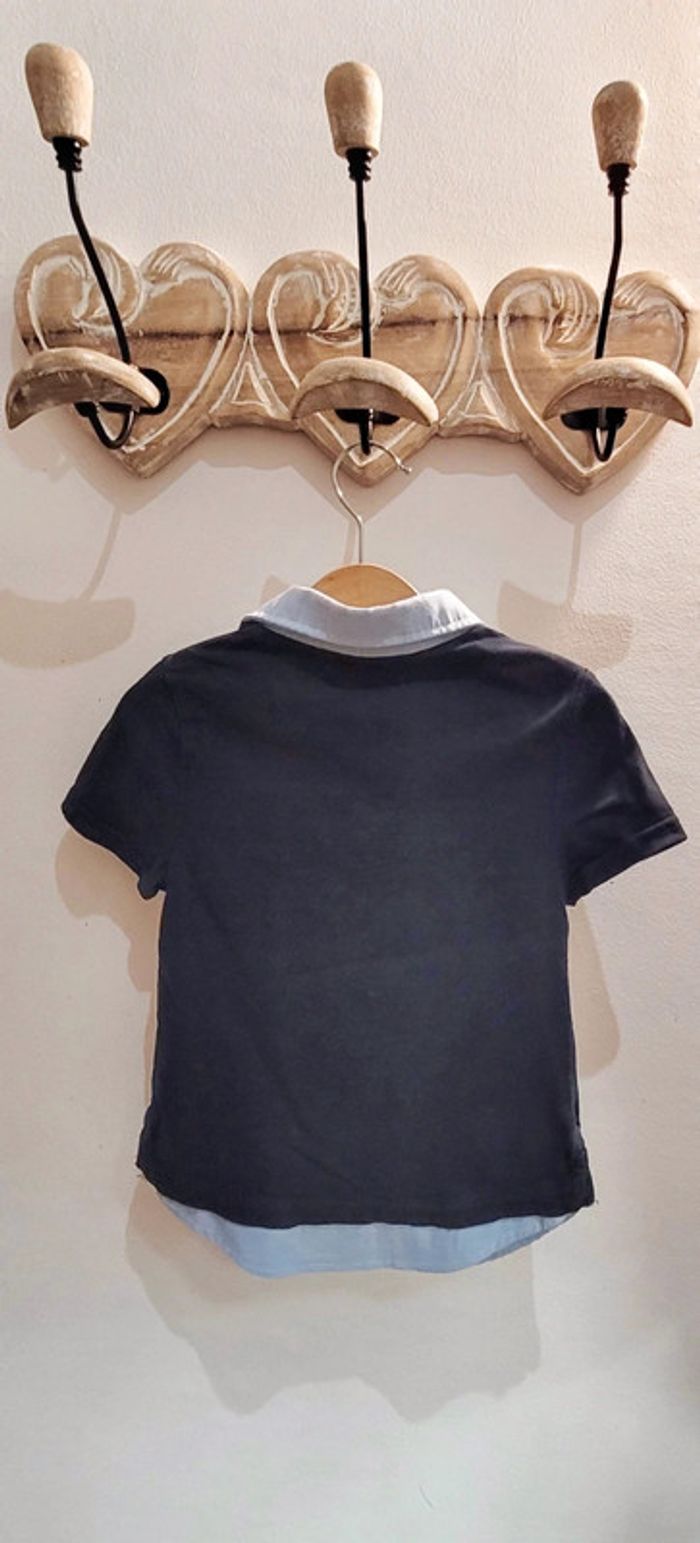 T-shirt chemise marine Kiabi - photo numéro 2