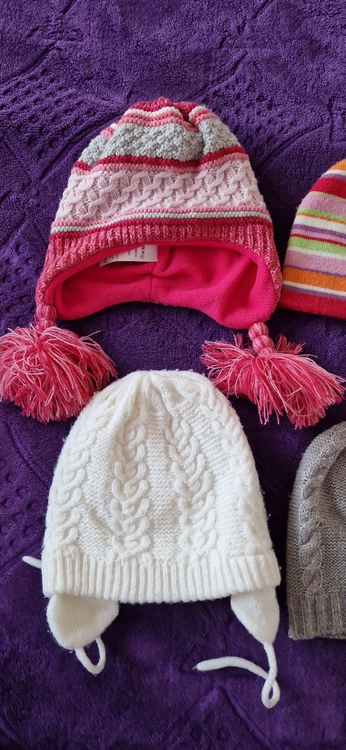 Lot de 4 bonnets fille 49/51 cm - photo numéro 3