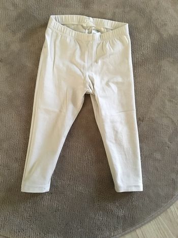 Legging blanc 12-18 mois H&M