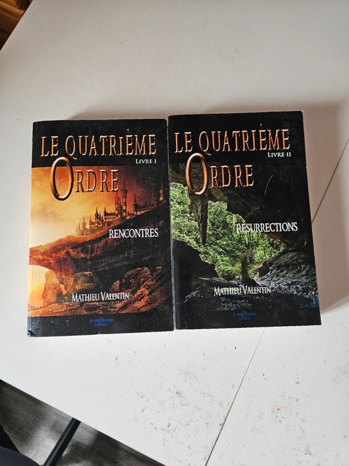 Livre le quatrième ordre tome 1 et 2, très bon état