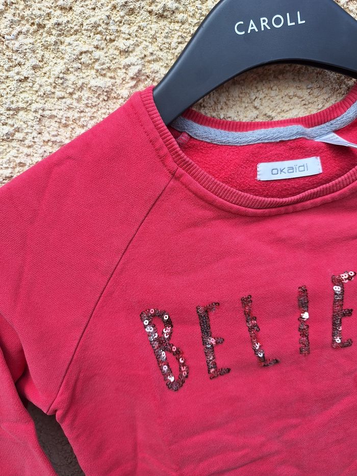 👚 Sweat / Pull col rond Okaïdi 10 ans - photo numéro 2