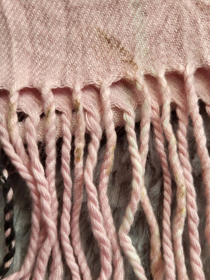 🌸 Écharpe Vintage Burberrys – Tartan Rose Layette 🌸 - photo numéro 7