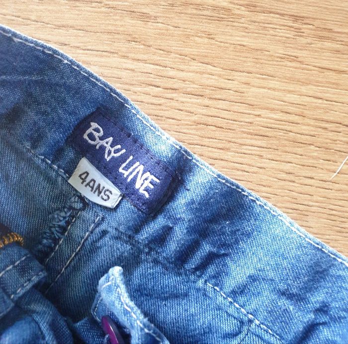 🩷 Jupe short en jeans Bay line 4 ans #emyfleury_4ansfille - photo numéro 3