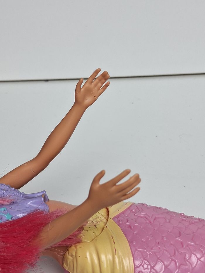 Poupée mattel Barbie Sirène Dreamtopia rose - photo numéro 6
