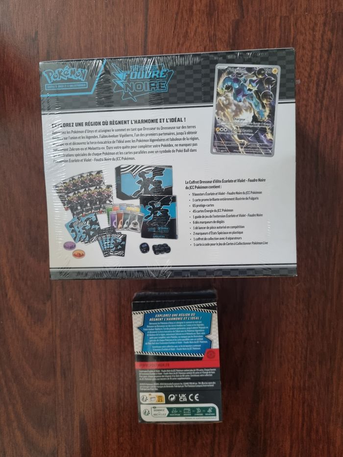 Etb+bundle pokemon foudre noire ev10.5 - photo numéro 3