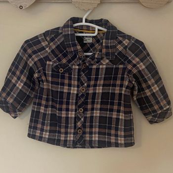 Chemise garçon 6 mois
