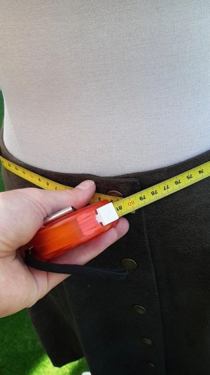 Jupe trapèze évasée marron Shakira - photo numéro 7