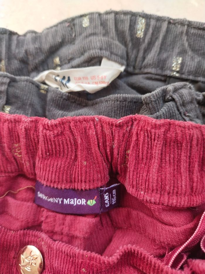 Jeans velours T.5/6A - photo numéro 7