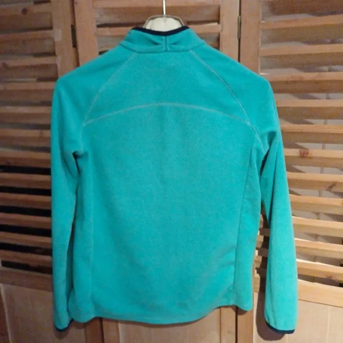 Polaire turquoise femme taille 38 , décathlon - photo numéro 2