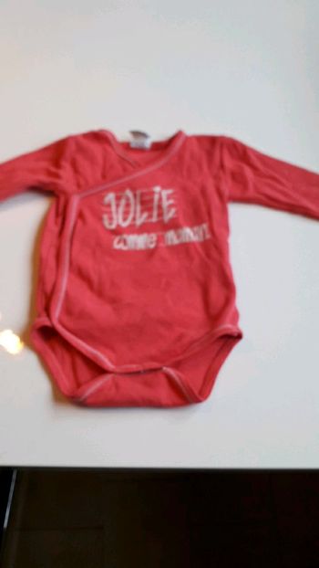 Body rose jolie comme maman