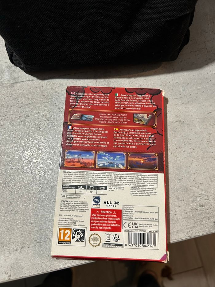 Coffret red wings - switch