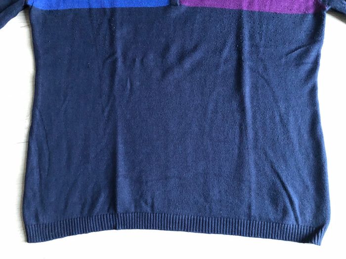 MM2- Pull vintage 4 couleurs et boutons dorés T unique (40-44) - photo numéro 4