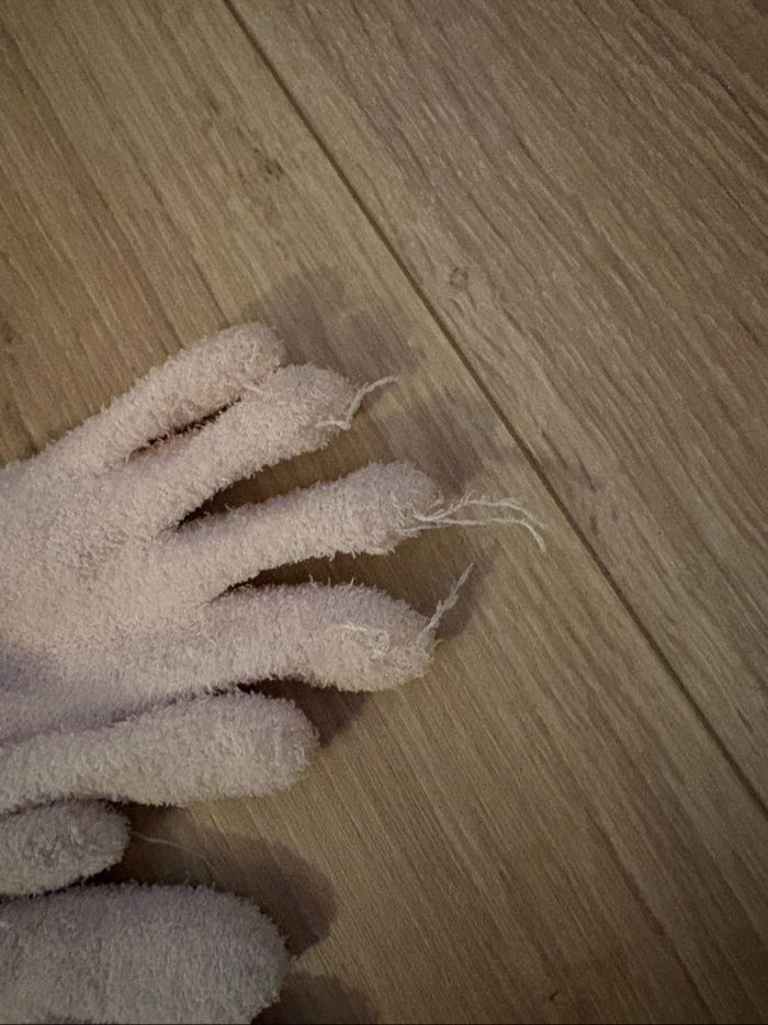 Gants avec cordons rose - photo numéro 2