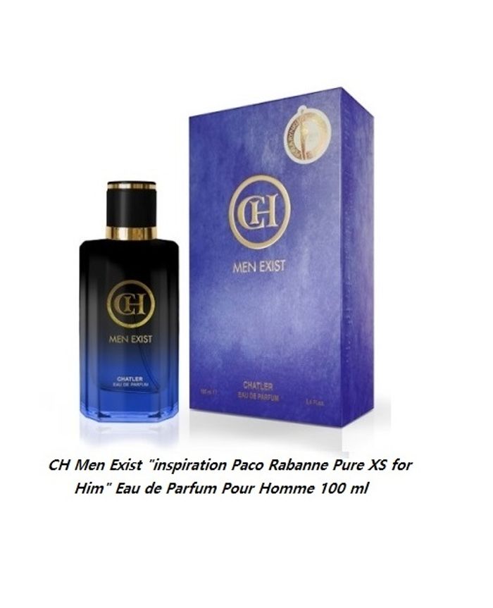 CH Men Exist "inspi Paco Rabanne Pure XS for Him" Eau de Parfum Homme 100 ml