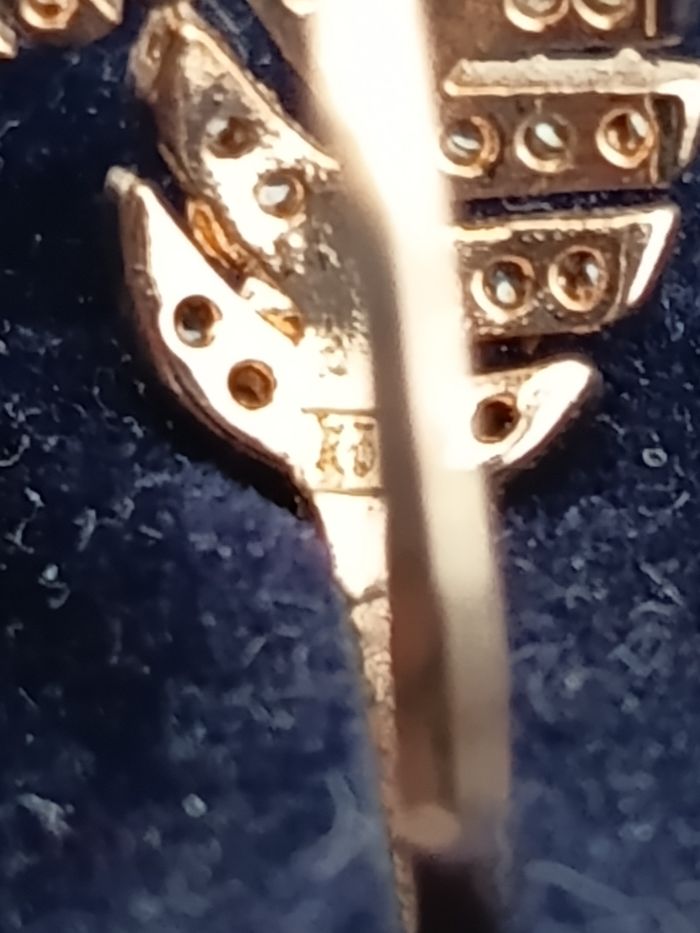 Bague plaqué or. - photo numéro 7