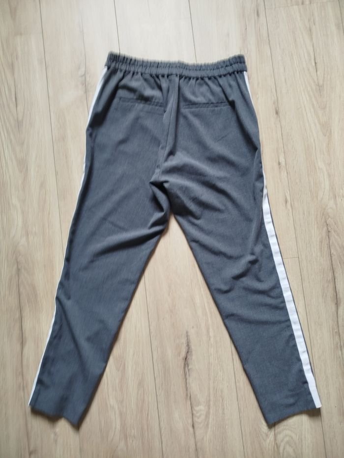 Pantalon Chino gris bande blanche Bonobo 38 - photo numéro 8