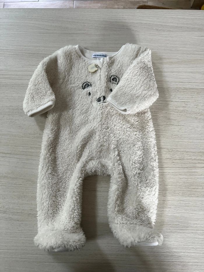 Pyjama Verbaudet crème 1 mois - photo numéro 2