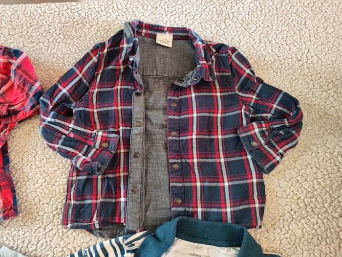 Lot de 4 chemises polo 3 ans - photo numéro 5