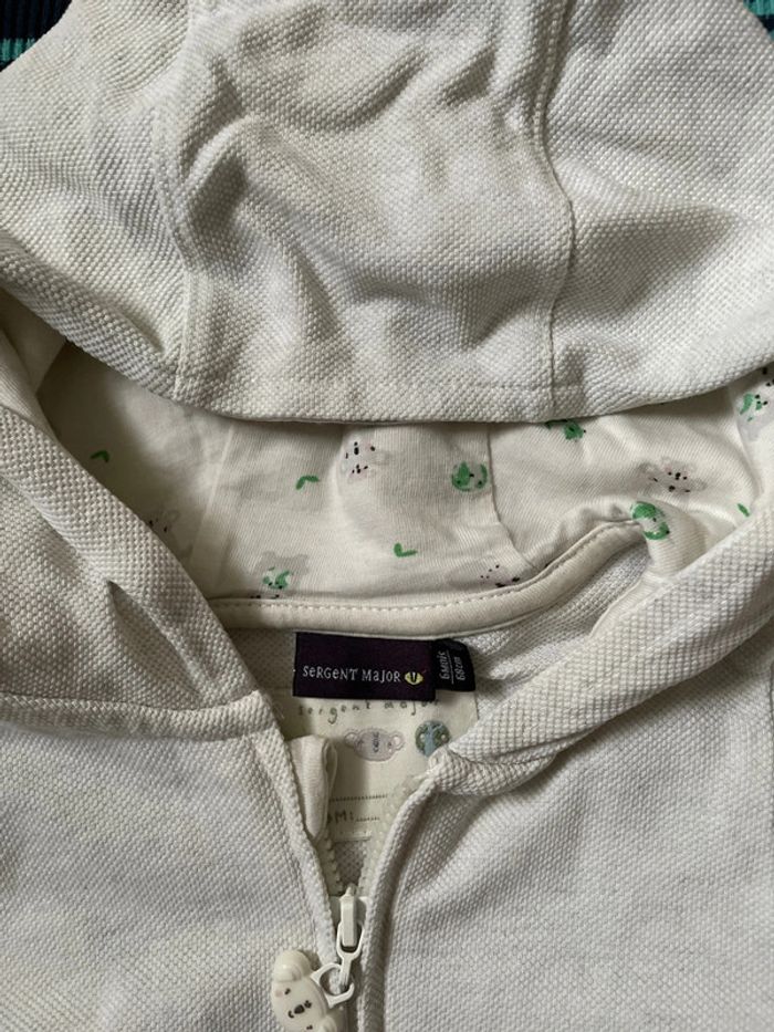 2 gilets à capuche 6 mois sergent major - photo numéro 3